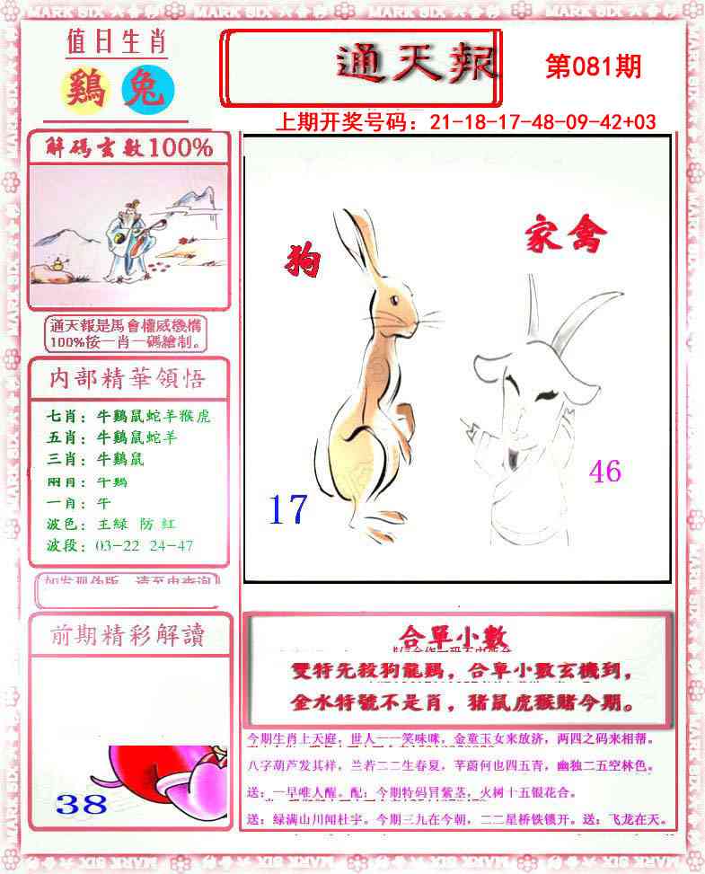 081期小喜通天报[图]